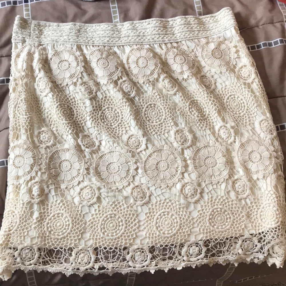 Plus size high waisted skirt